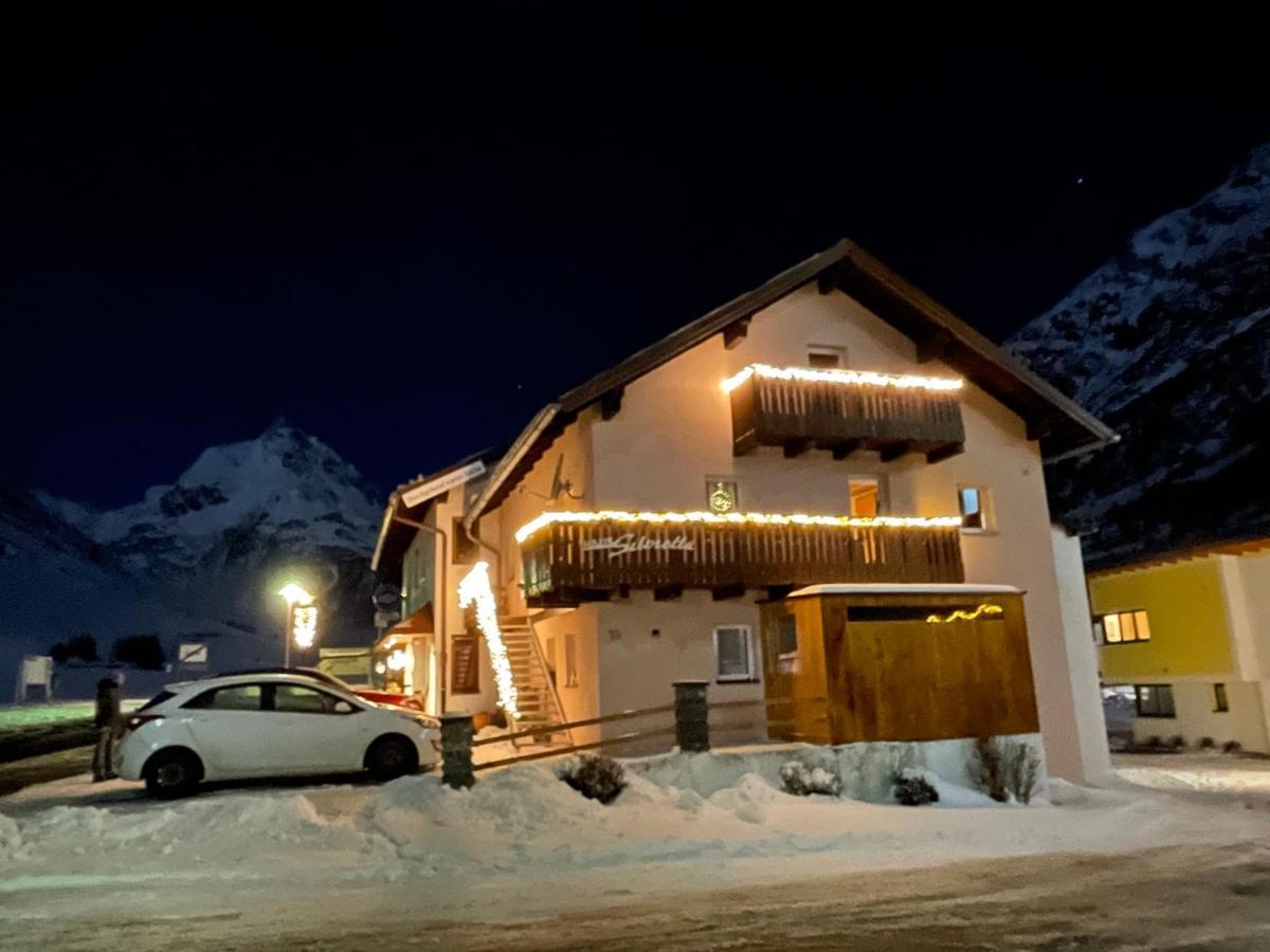 Ferienwohnung Haus Silvretta Galtür Exterior foto